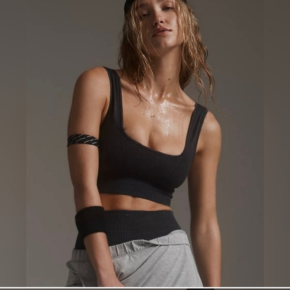🌟 NWOT 🌟 Free People Good Karma Square Neck Bra - Picture 3 of 3